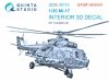Quinta Studio QDS-35110 Mi-17 3D-Printed coloured Interior on decal paper (Trumpeter) (Small version) 1/35